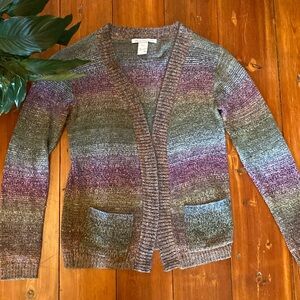 American Rag dip dye cardigan Y2K